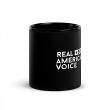 RAV Black Glossy Mug Logo Left