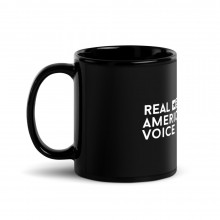 RAV Black Glossy Mug logo Right