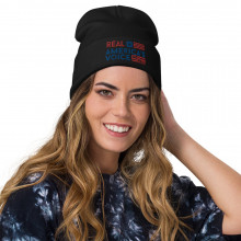 RAV's American made GET REAL Embroidered Beanie